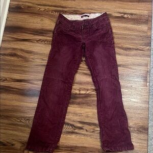Prana Women's Burgundy Straight Leg Pants
